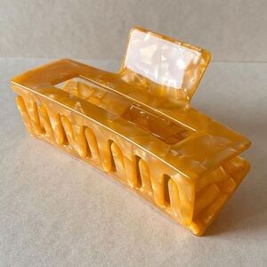 Tangerine Claw Clip